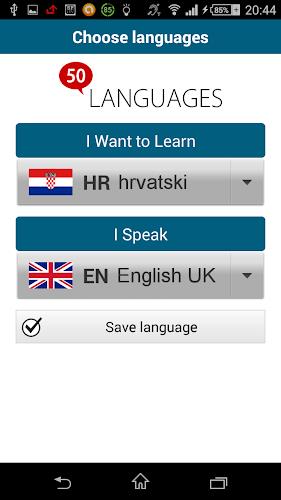 Learn Croatian - 50 languages Screenshot 2