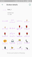 Urdu Sticker RAHI HIJAZI Ekran Görüntüsü 2