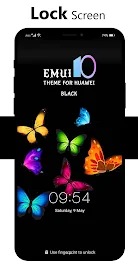 Schermata Black Emui Theme for Huawei 1