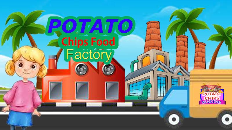 Potato Chips Food Factory Game Captura de tela 4