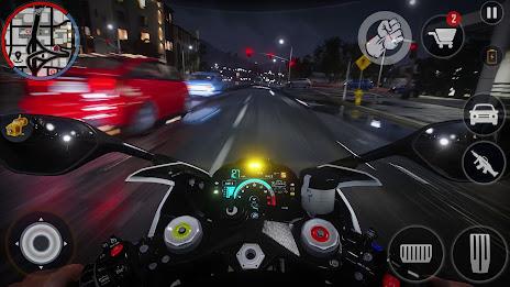 Highway Bike Riding & Racing スクリーンショット 1