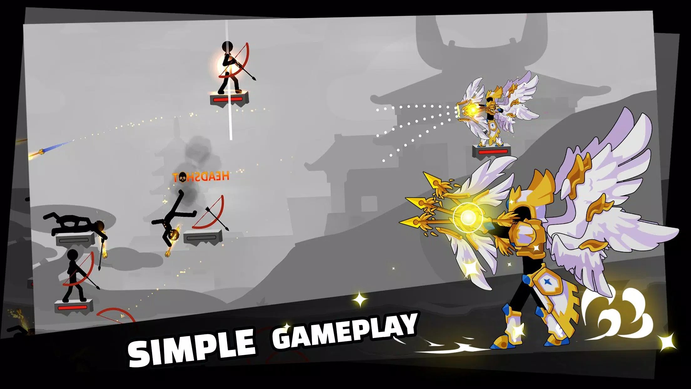 Stickfight Archer ภาพหน้าจอ 1