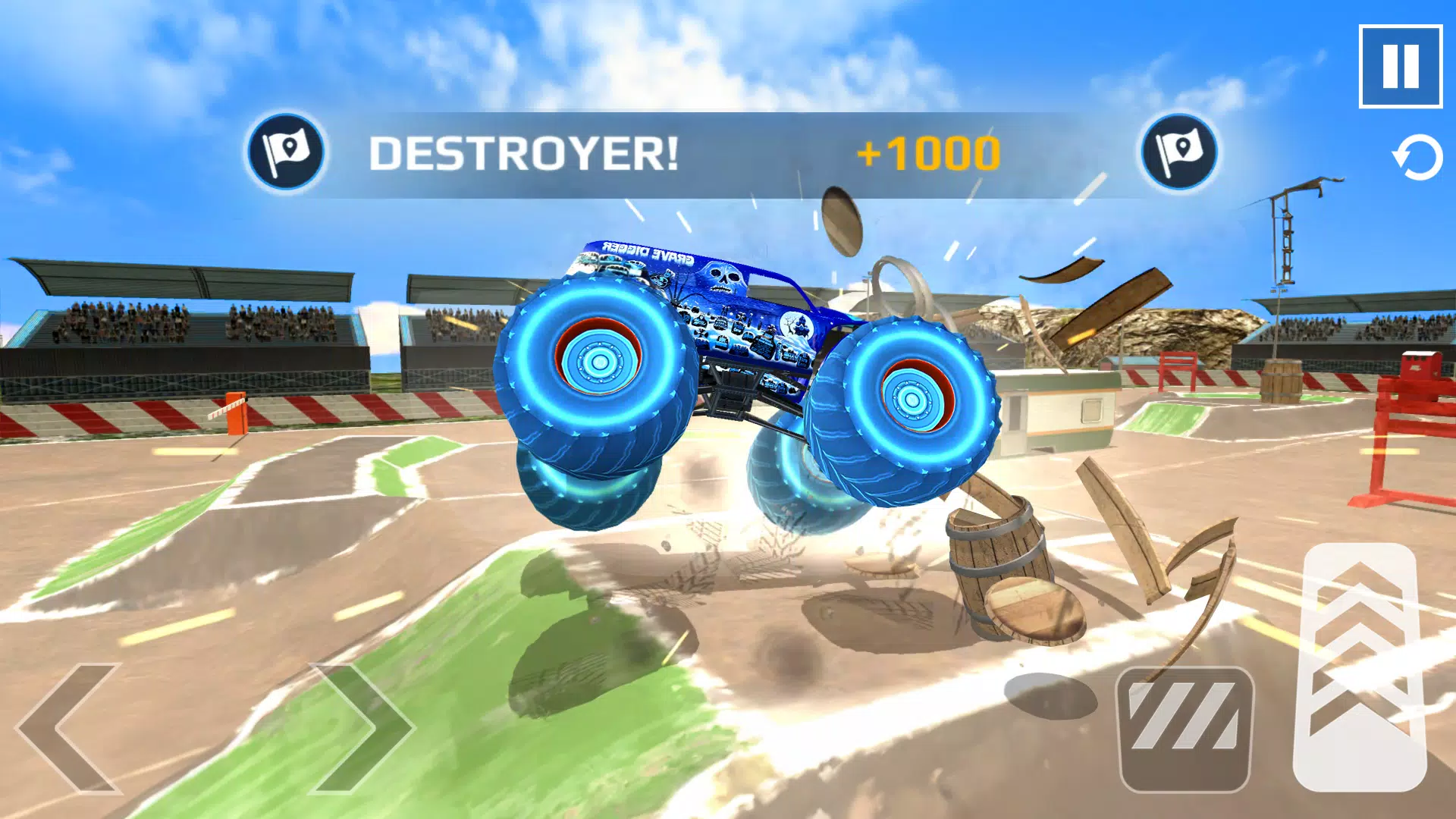 Car Games: Monster Truck Stunt Schermafbeelding 4