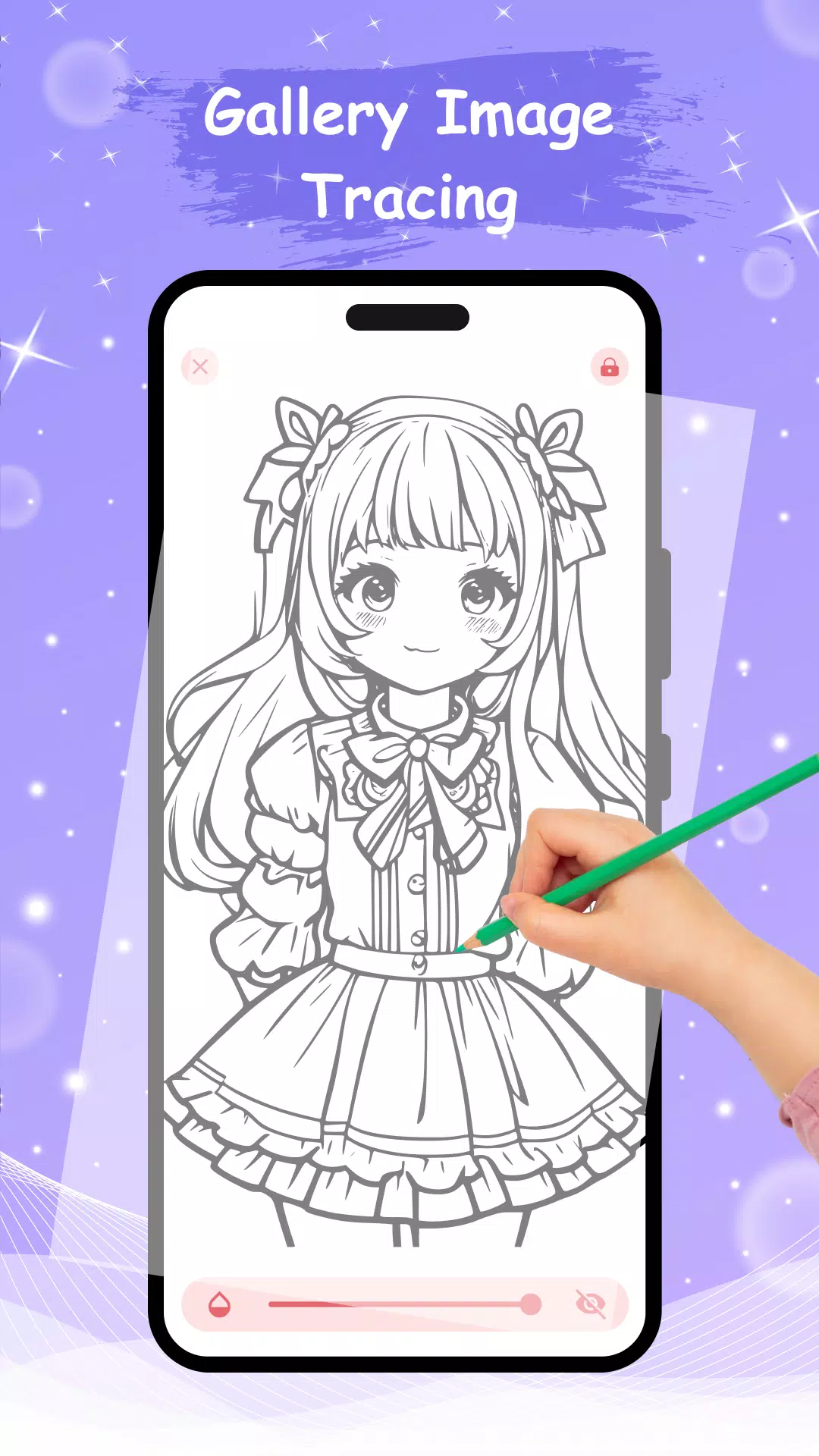 Trace and Sketch Anime Photo Capture d'écran 4