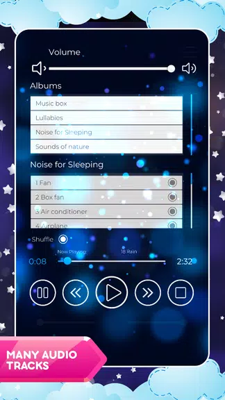 Baby night light - lullabies w Schermafbeelding 3