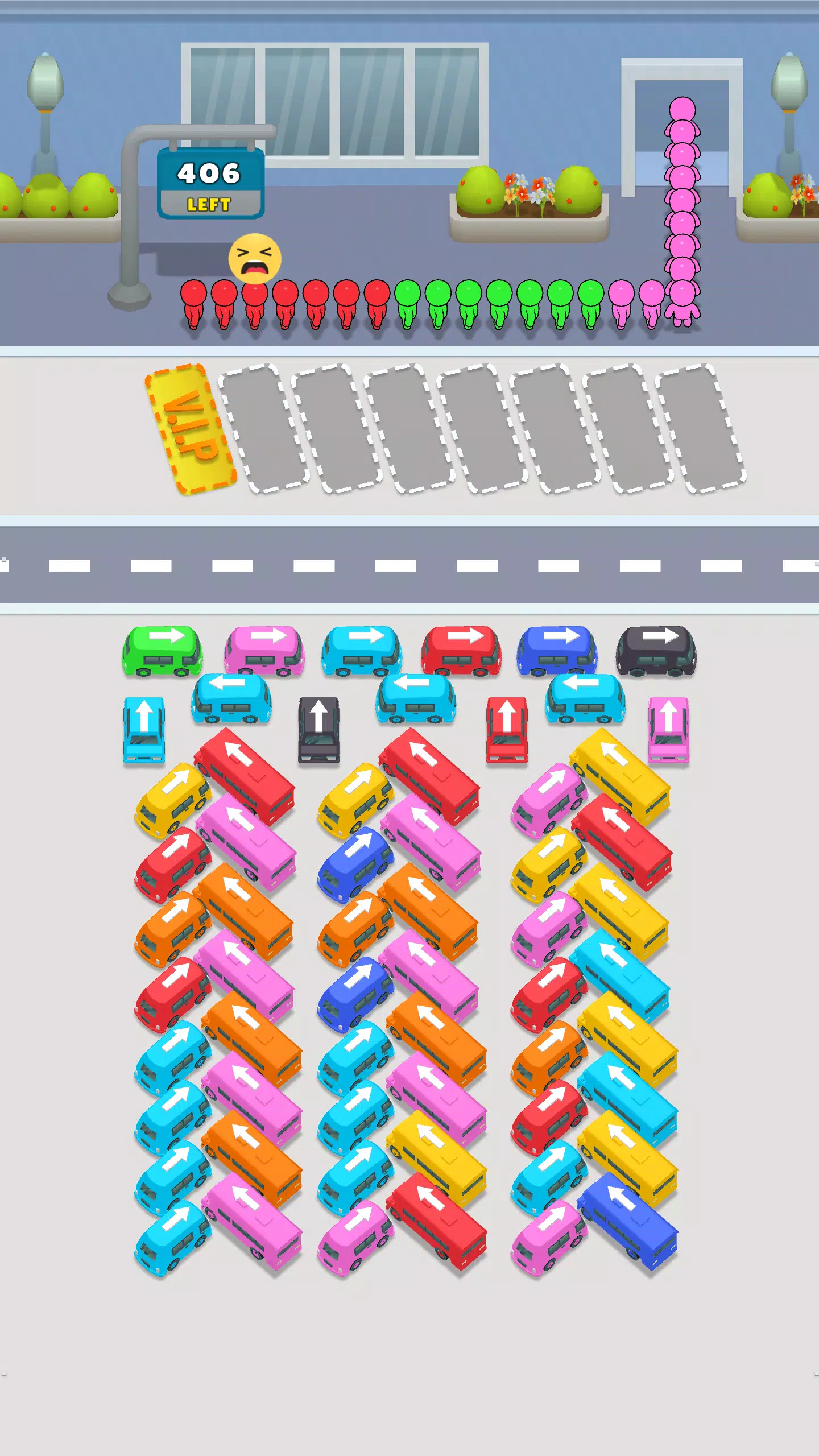 Bus Match Puzzle: Bus Shuffle Ekran Görüntüsü 2