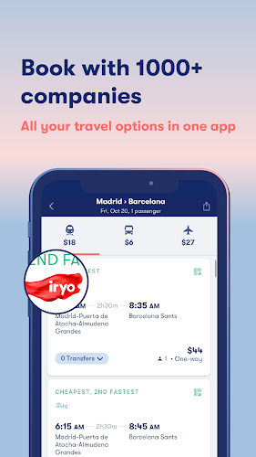 Omio: Train and bus travel app Tangkapan skrin 3