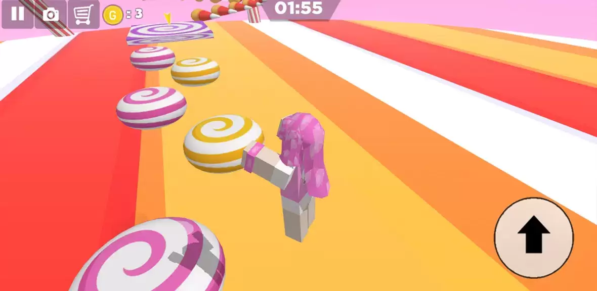 Candy Parkour Sweet girl Screenshot 3