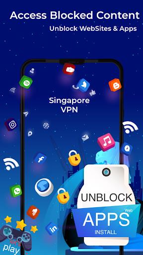 Singapore VPN - Free, Fast & Secure Zrzut ekranu 4