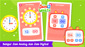 Belajar Jam & Waktu ဖန်သားပြင်ဓာတ်ပုံ 3