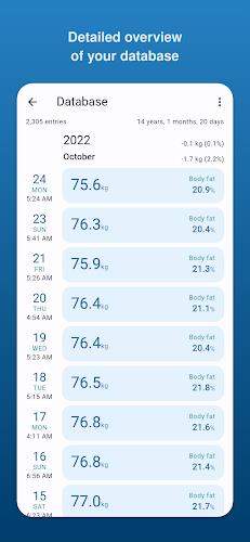 Libra Weight Manager Captura de tela 3