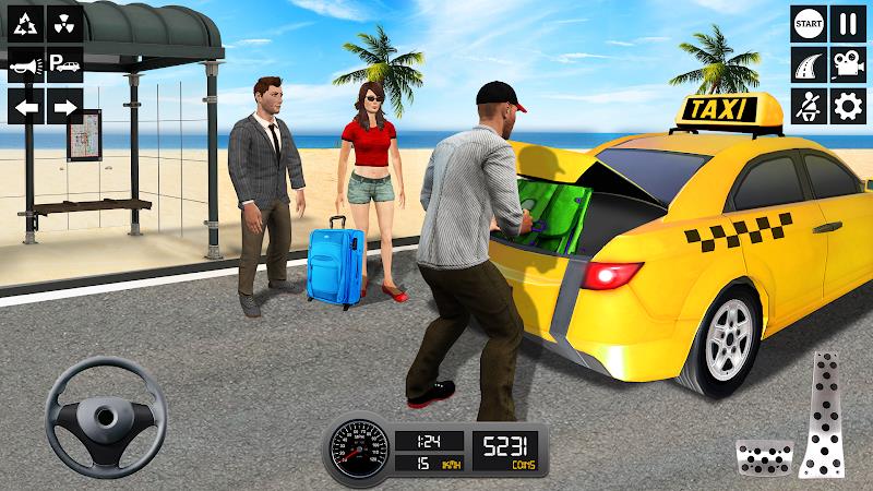 Taxi Simulator 3d Taxi Sim Ekran Görüntüsü 1