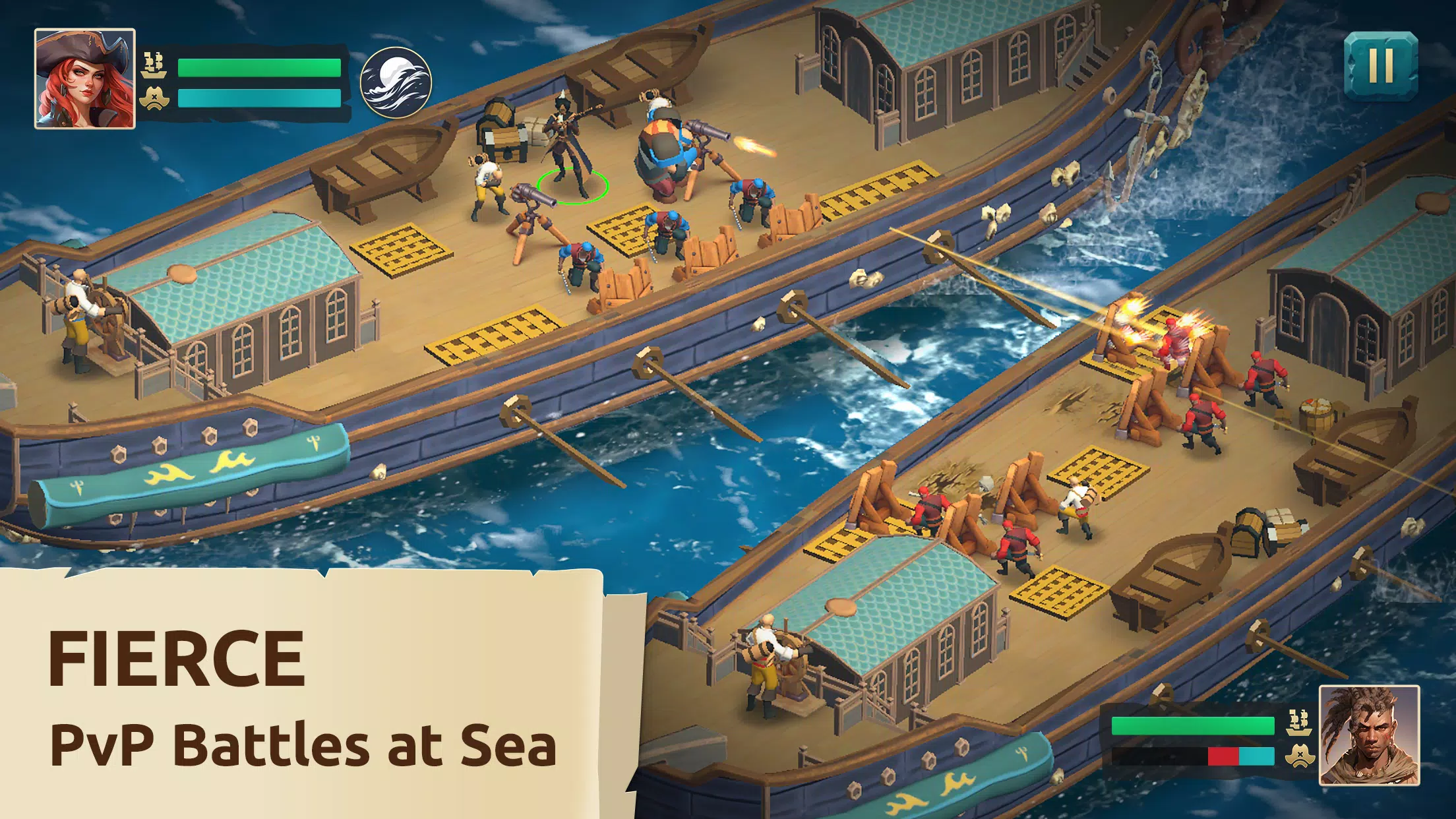 Pirate Ships・Build and Fight 스크린샷 1