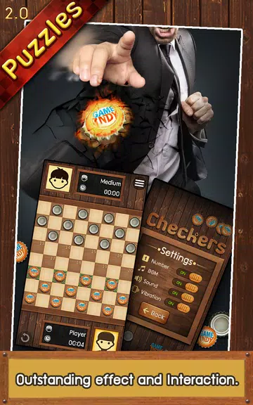 Thai Checkers - Genius Puzzle Captura de tela 3