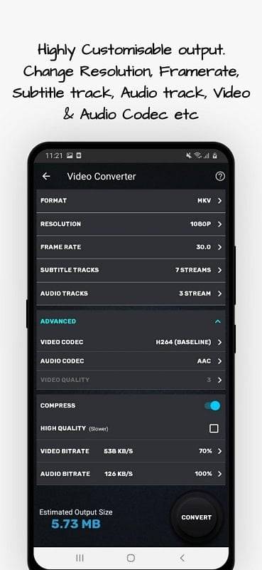 Video Converter, Compressor Screenshot 1