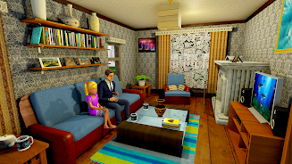 Virtual Daddy Family Life Game Captura de pantalla 3