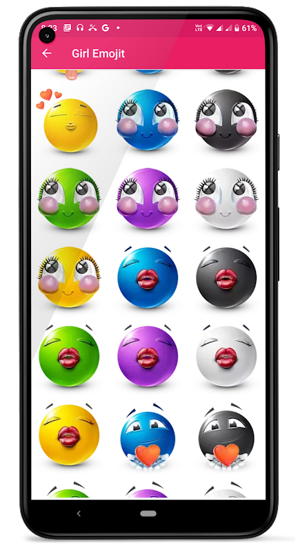 Kiss Me Love Stickers: Kiss Me Wallpaper স্ক্রিনশট 2