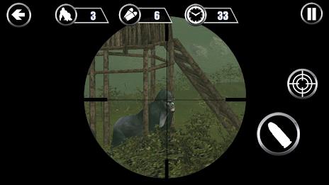 Schermata Gorilla Hunter: Hunting games 1