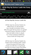 Schermata Worship and Praise Lyrics 4