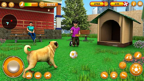 Pet Dog Family Adventure Games ภาพหน้าจอ 1