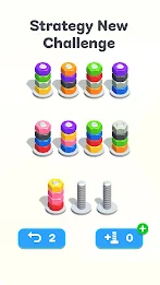 Nuts & Bolts, Color Screw Sort স্ক্রিনশট 2