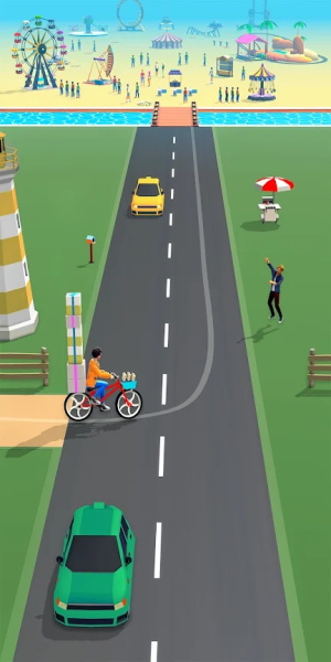 Paperboy Ticket Delivery Game スクリーンショット 1