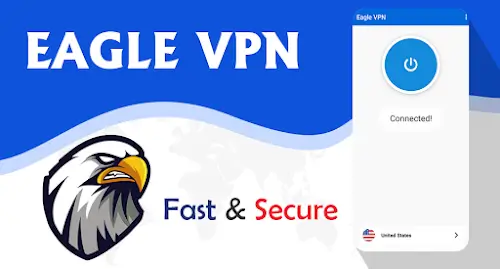 Eagle VPN - Secure & Fast VPN Schermafbeelding 1