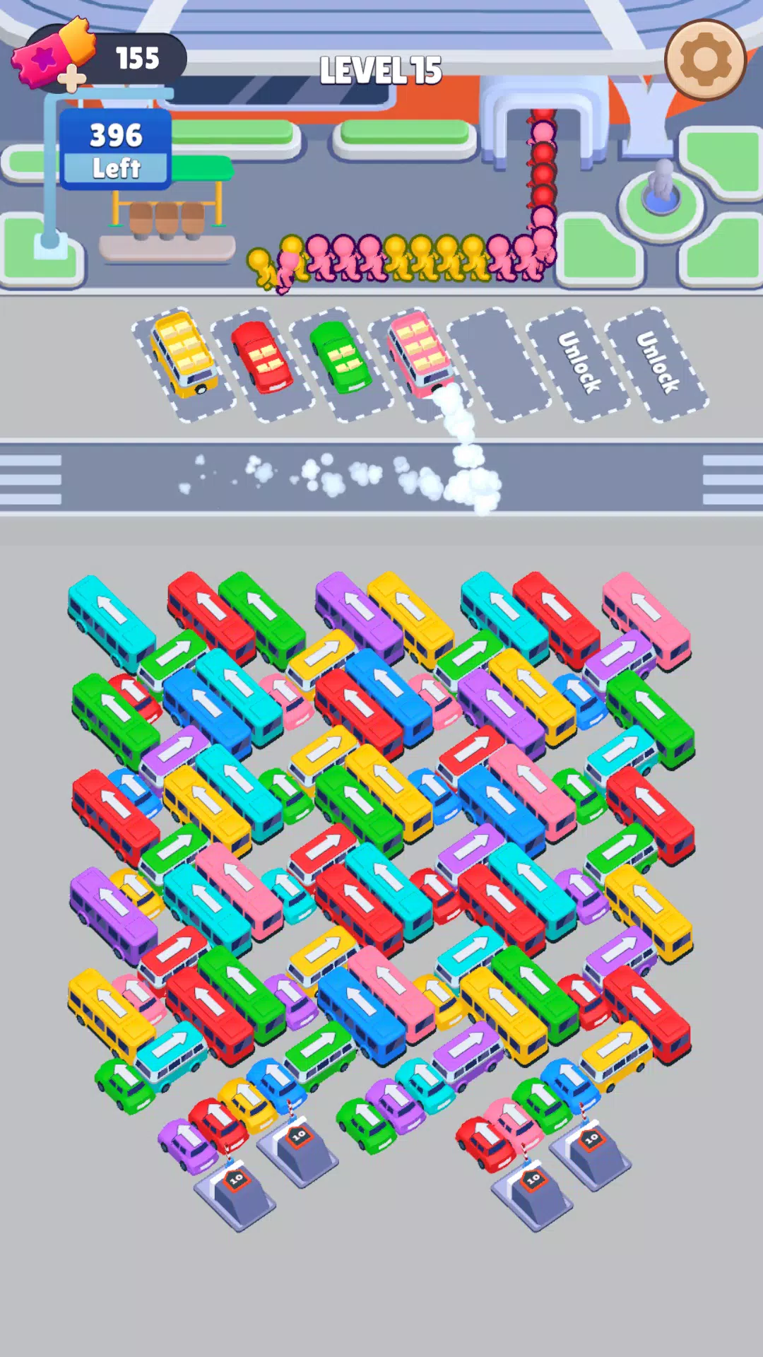 Bus Sort: Car Parking Jam Captura de pantalla 4