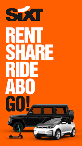 SIXT rent. share. ride. plus. Ekran Görüntüsü 1