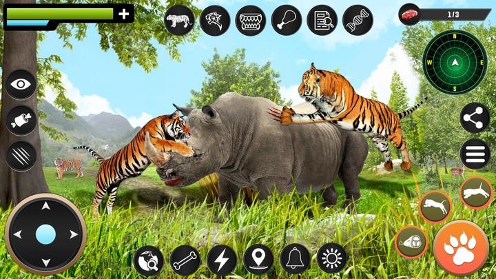 Tiger Simulator Animal Game 3D स्क्रीनशॉट 3