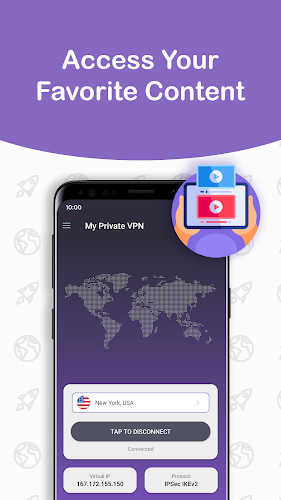 My Private VPN ဖန်သားပြင်ဓာတ်ပုံ 1