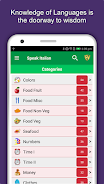 Speak Italian : Learn Italian Capture d'écran 1