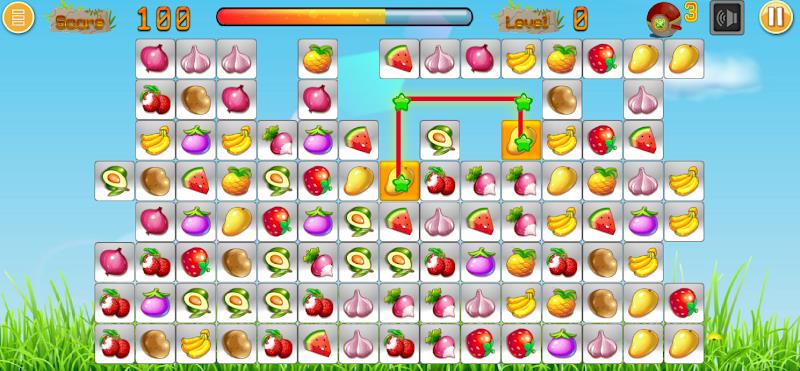 Schermata Link fruits - fruit match pair 1