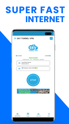 Sky Tunnel VPN 스크린샷 2