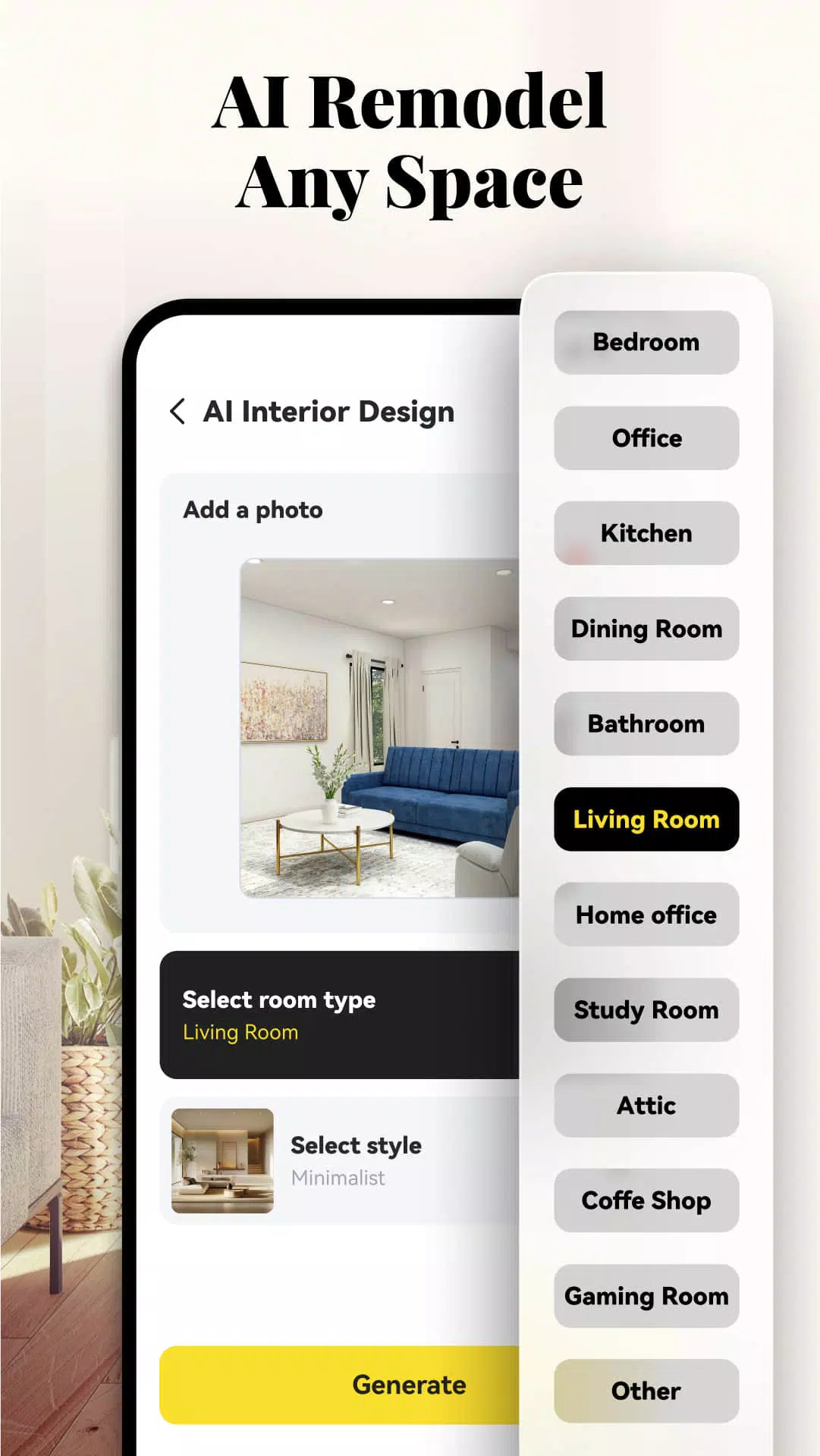 AI Home Design: Interior Decor Screenshot 2
