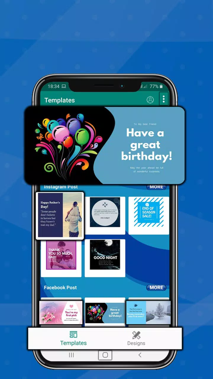 Poster Maker - Mousawir Captura de pantalla 3