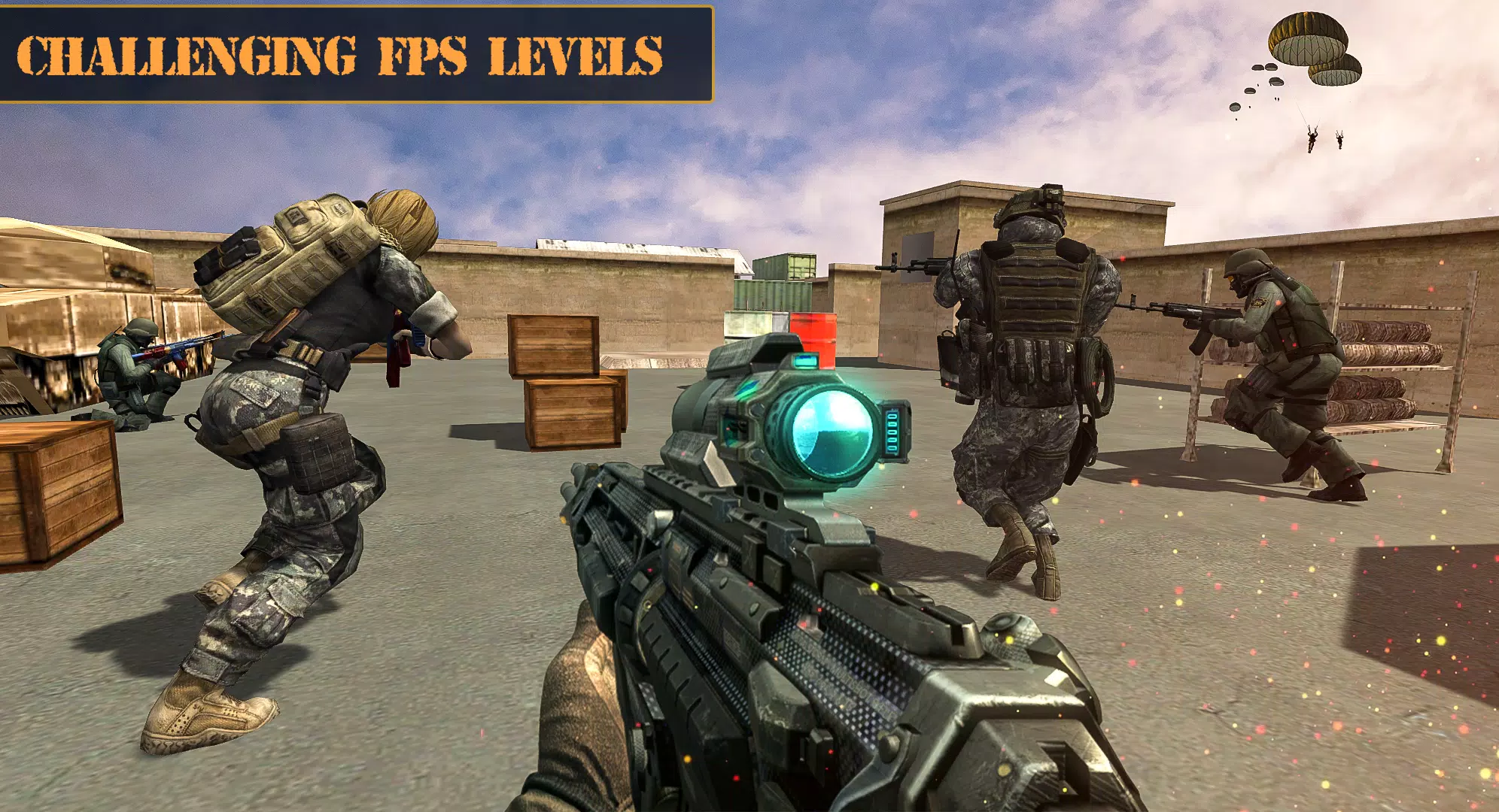 FPS Shooting Strike Game Ekran Görüntüsü 2