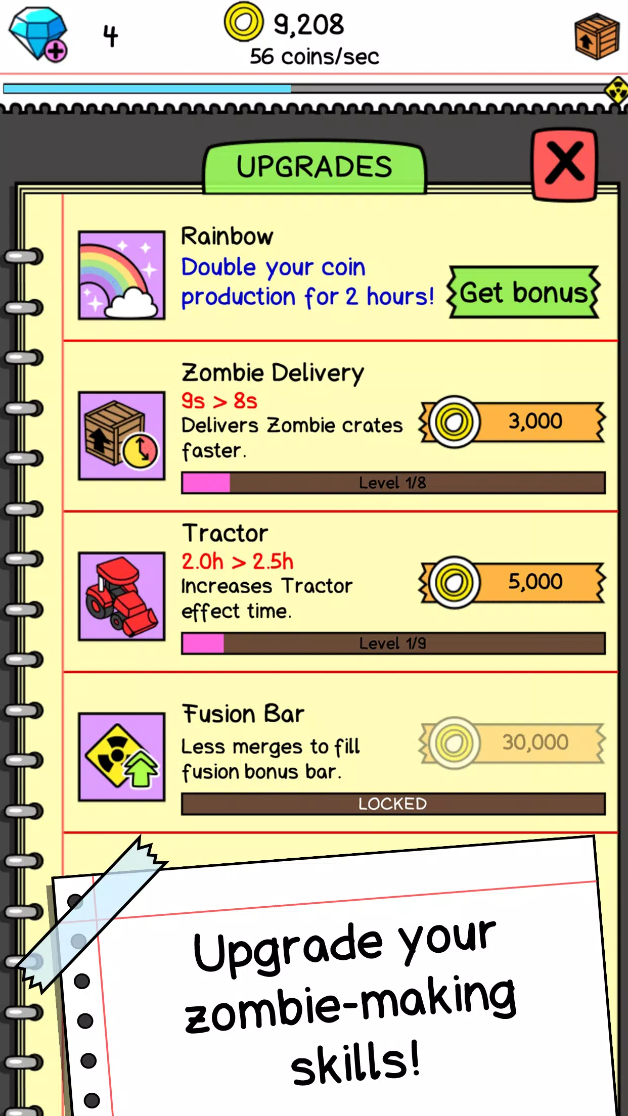 Zombie Evolution: Idle Game スクリーンショット 4