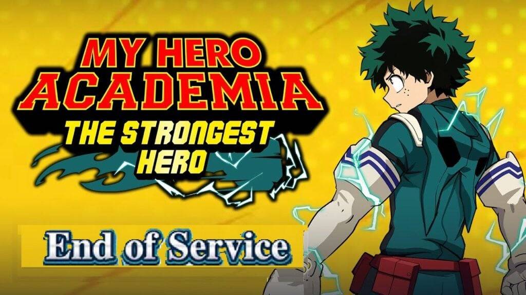 El juego de mi héroe academia termina después de cuatro años