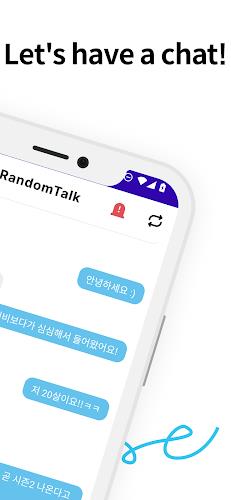 RandomTalk - Random Chat ภาพหน้าจอ 1