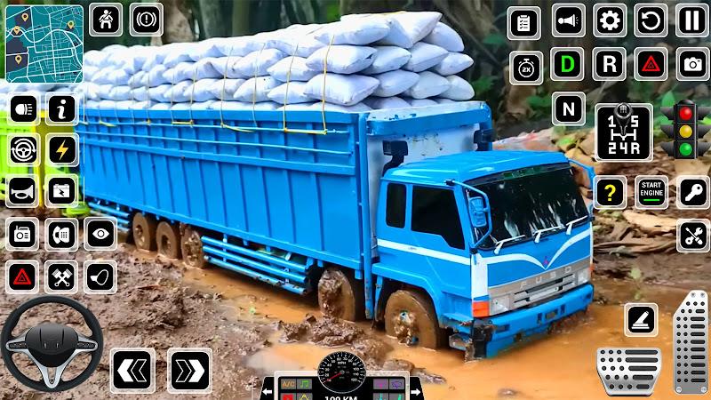 Offroad Mud Truck Driving Game Ekran Görüntüsü 3