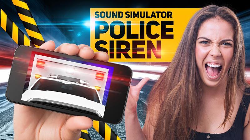 Police sound siren simulator ဖန်သားပြင်ဓာတ်ပုံ 1