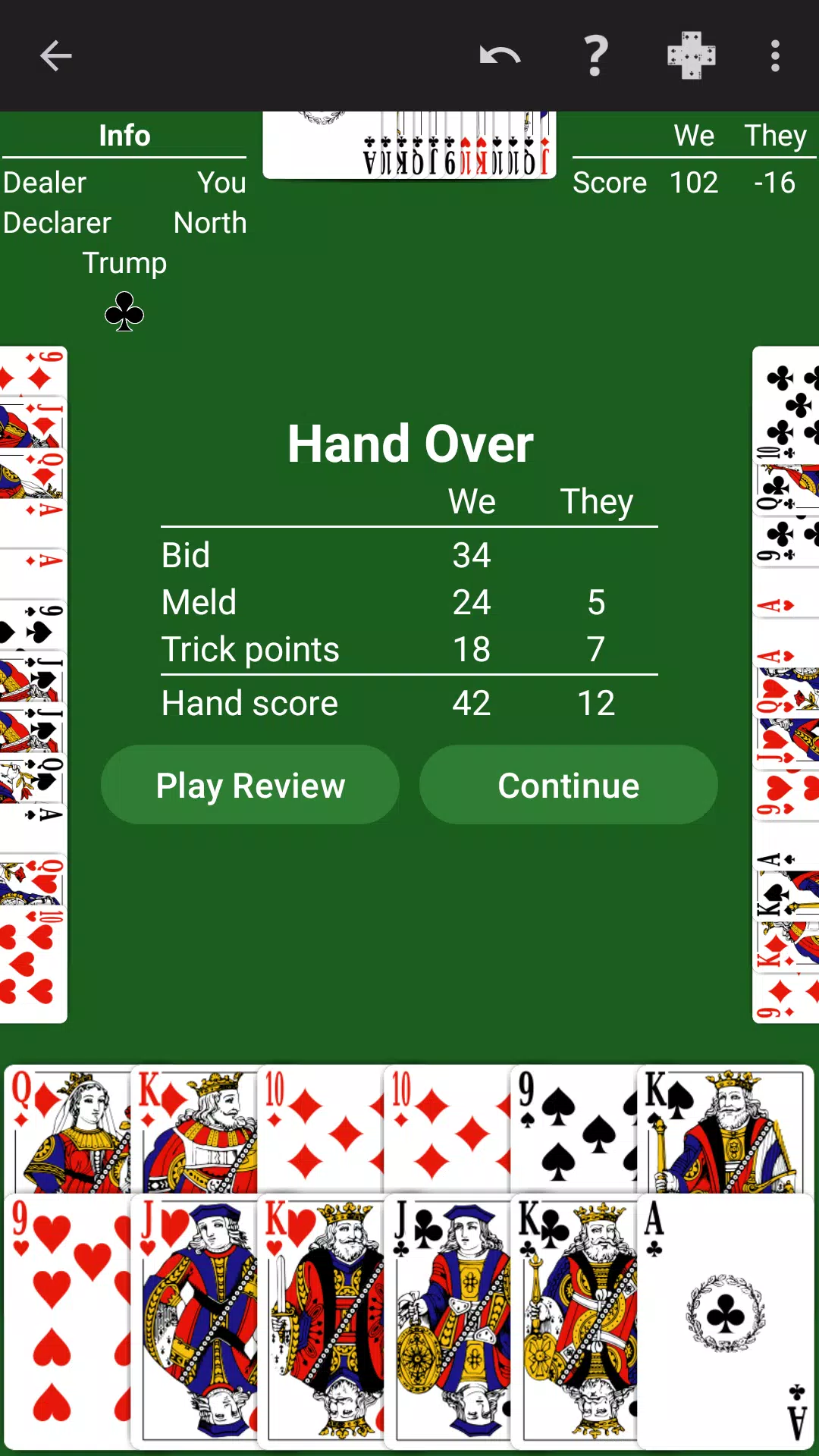 Pinochle - Expert AI Ảnh chụp màn hình 3