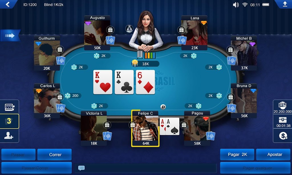 Poker Brasil HD Zrzut ekranu 2