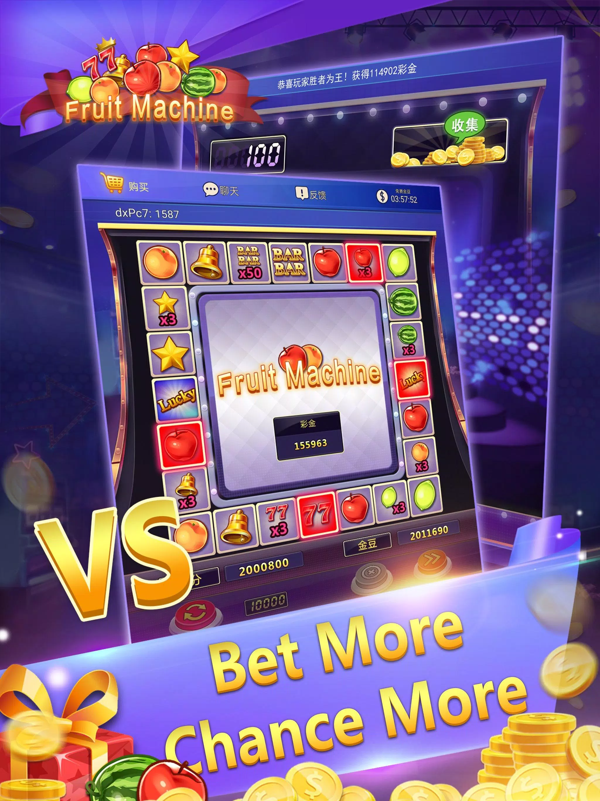 Fruit Machine - Mario Slots Schermafbeelding 1