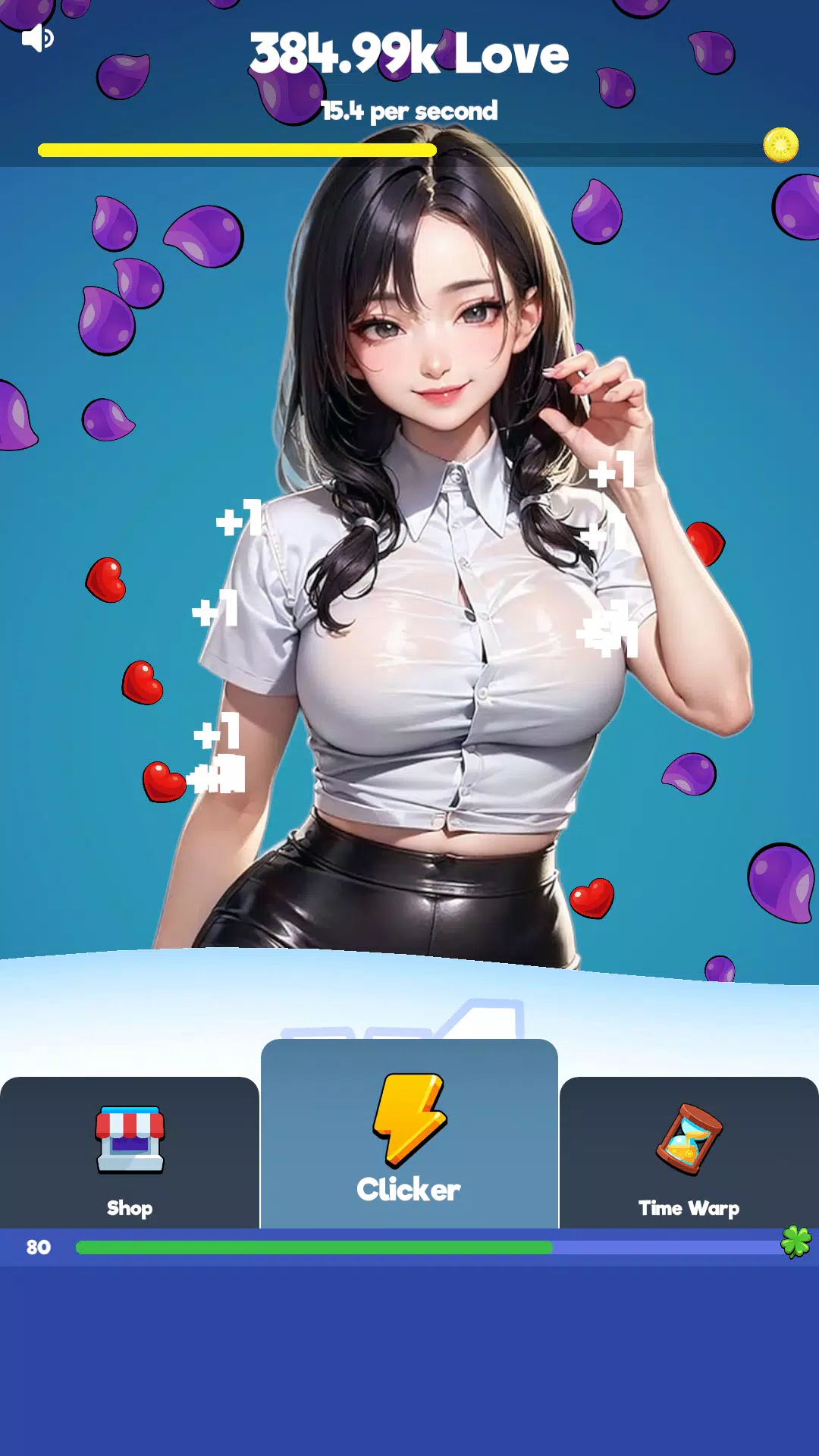 Sexy touch girls: idle clicker Captura de pantalla 3