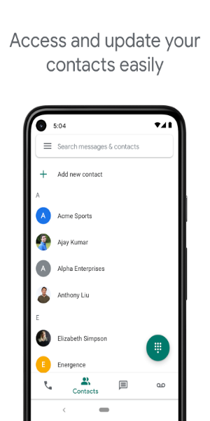 Google Voice ภาพหน้าจอ 3