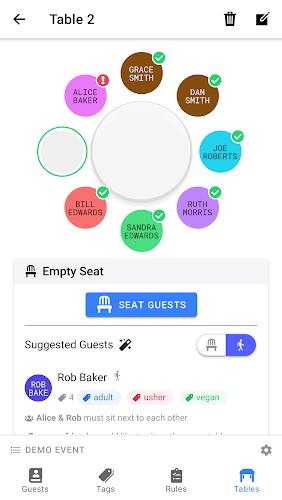 Schermata Table Tailor: Seating Planner 2