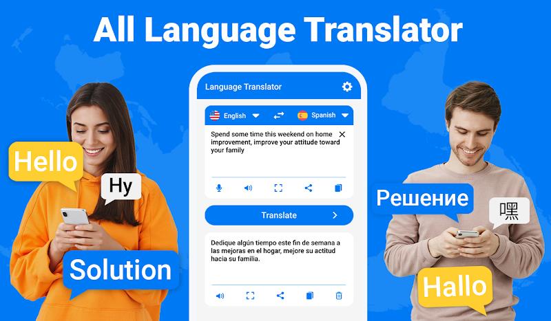 All Translate Language App স্ক্রিনশট 1