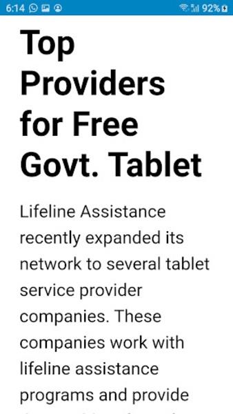 Free Government Tablets Tangkapan skrin 2